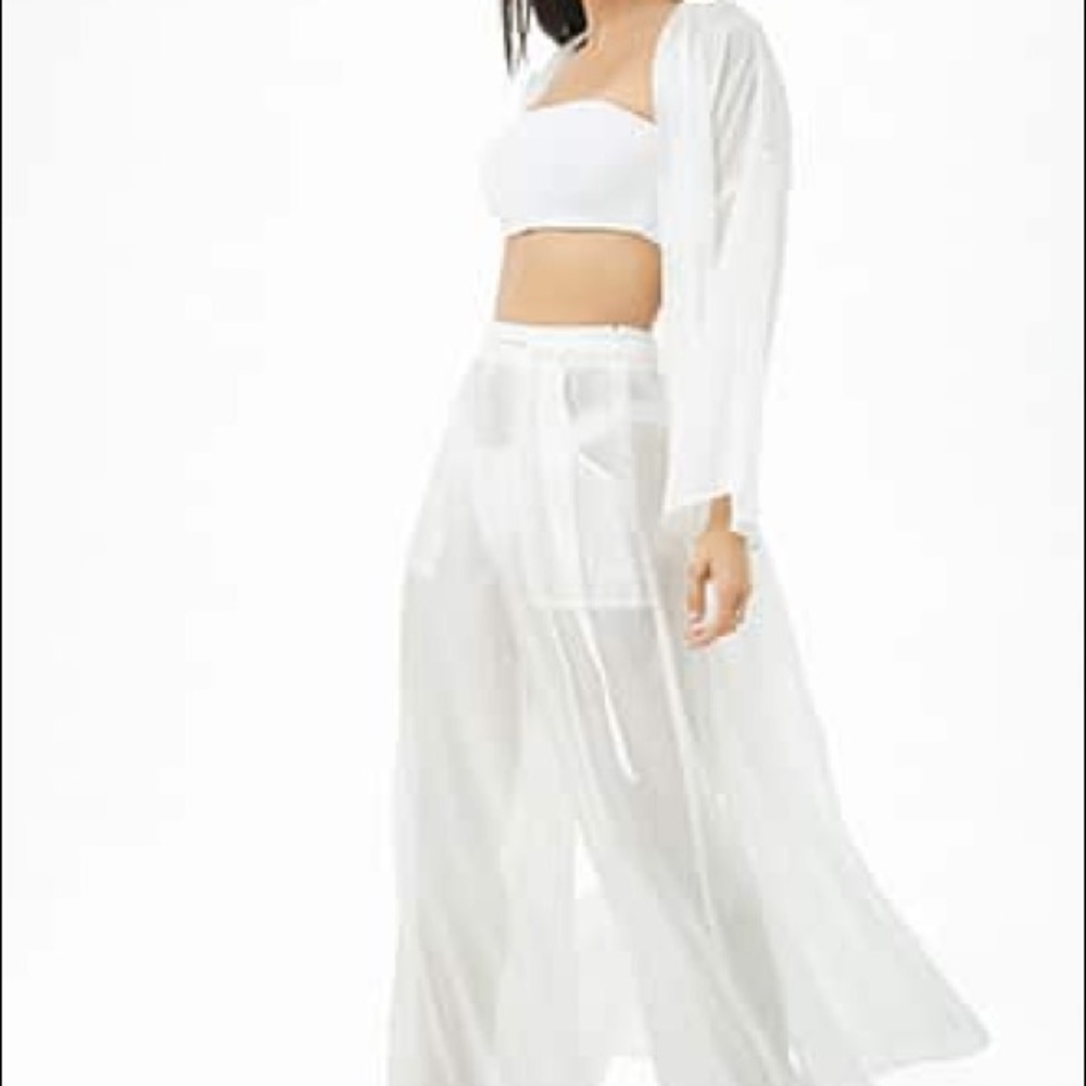 Sheer Longline Kimono